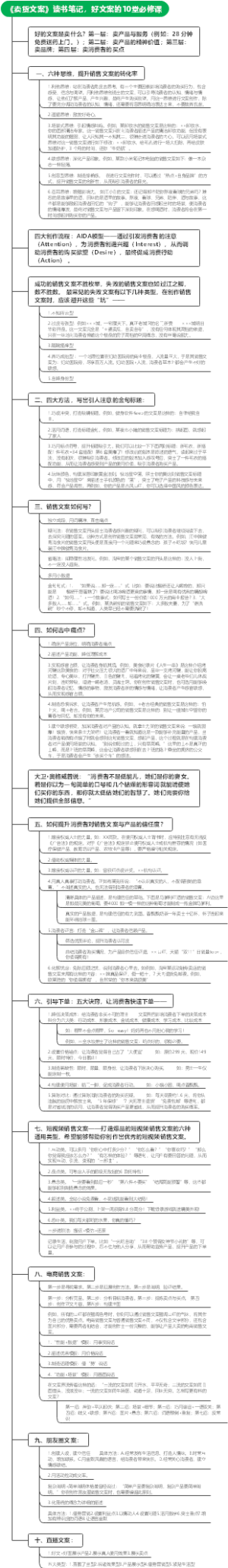 卖货文案读书笔记好文案的10堂必修课