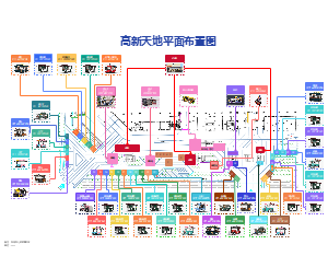 商城网红街区平面布置图