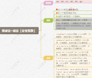 爆破音辅音【音变现象】