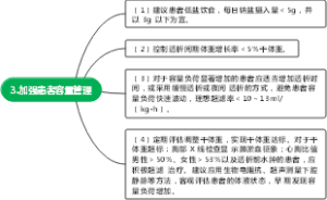 3.加强患者容量管理