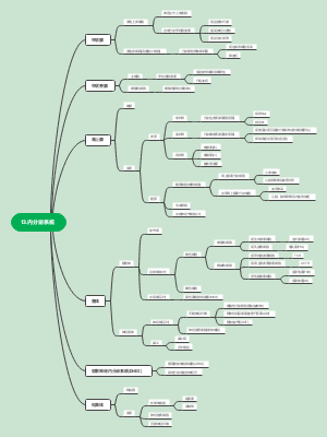 内分泌系统思维导图
