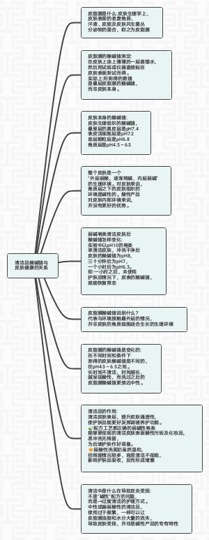 清洁品知识导图
