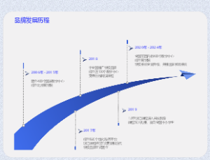 品牌发展历程时间线