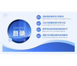 渐变风工业PPT目录页