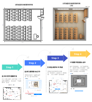 分区排座培训教室空间布局