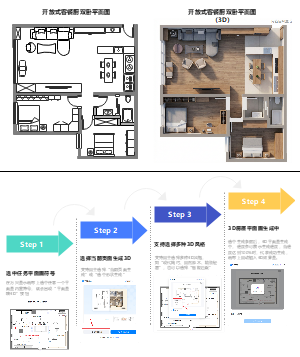 两居室家居平面图