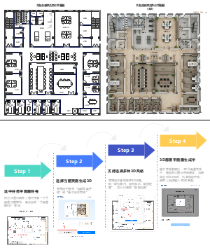 大型企业综合办公平面图