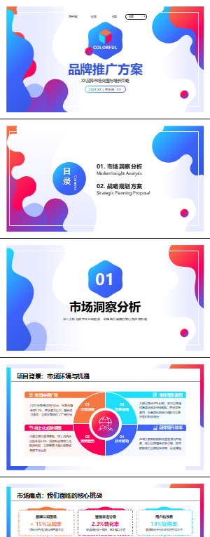 品牌推广方案PPT模板