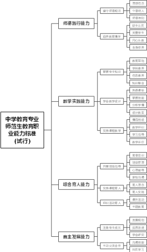 小学教育专业师范生教师职业能力标准（试行）
