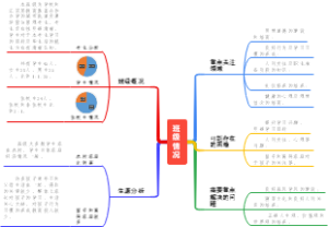 班级情况思维导图