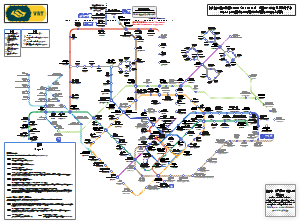 新加坡地铁线路图 SMRT（1987-2040）