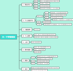 大一下学期规划