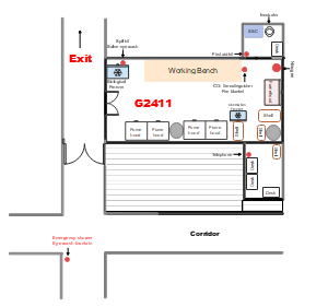 Map of Emergency Facilities and Equipments