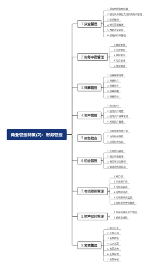 商业管理制度(2)：财务管理