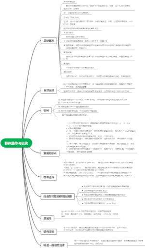 群体遗传与进化