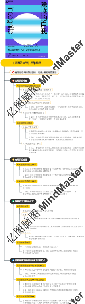 《隐藏的自我》思维导图
