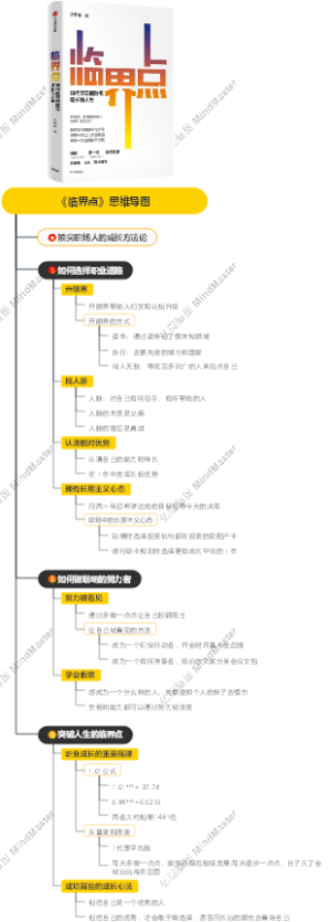《临界点》思维导图