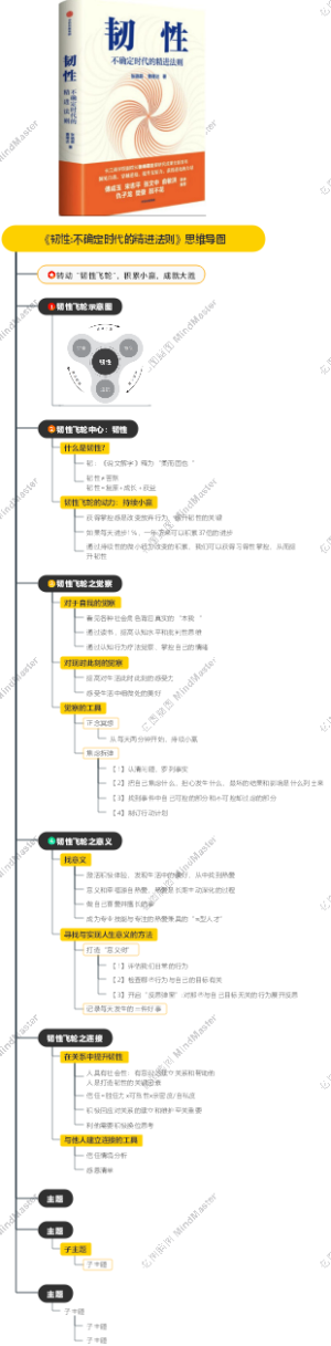 《韧性不确定时代的精进法则》思维导图