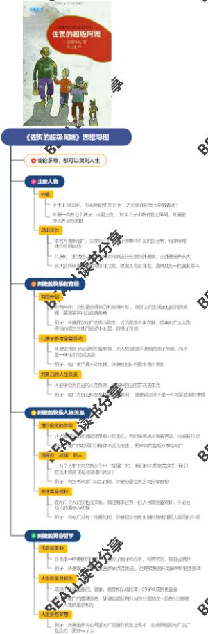 《佐贺的超级阿嬷》思维导图