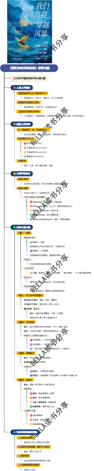 《我们终将穿越风暴》思维导图