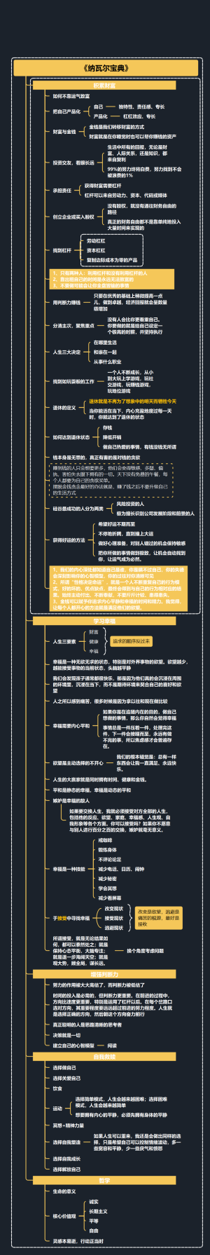 《纳瓦尔宝典》思维导图