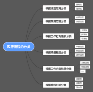政府流程的分类