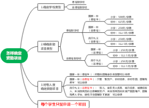 怎样确定资助项目