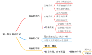 七年级下册道德与法治第一单元青春时光