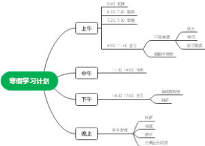 寒假学习计划