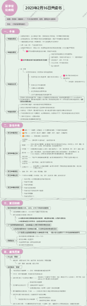 夏季其他常见疾病