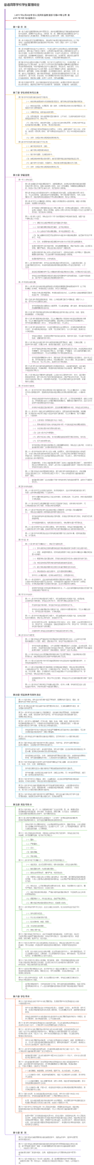 普通高等学校学生管理规定