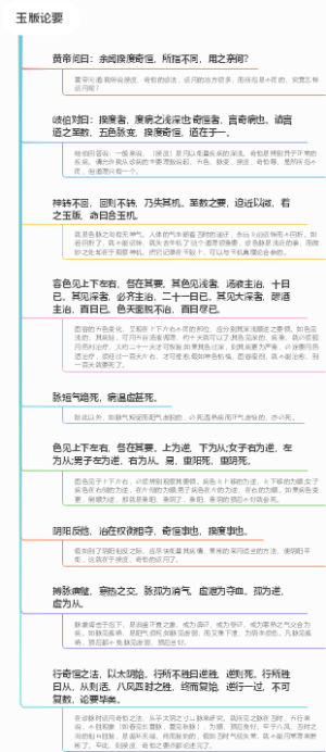 《黄帝内经》素问第15篇《玉版论要》