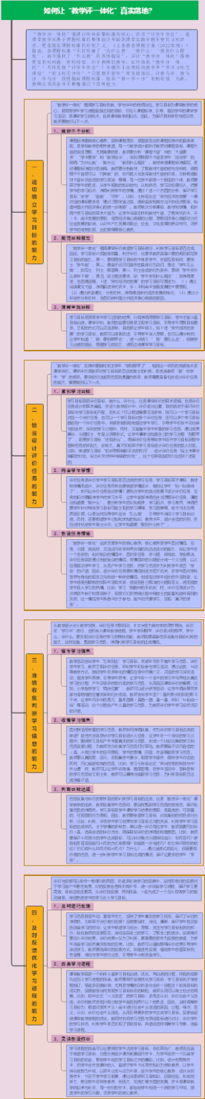 如何让“教学评一体化”真实落地？