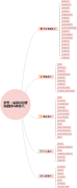 世界一流项目经理知道的54种技巧