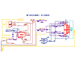 烟气净化区域煤气氮气等管线图