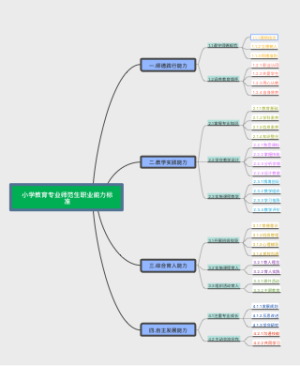 小学教育专业师范生职业能力标准