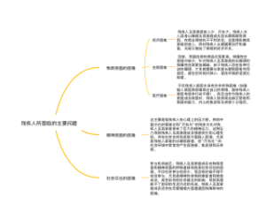 残疾人所面临的主要问题