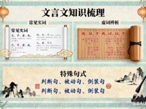 中考语文专题之文言文知识梳理