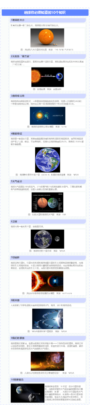 地球你必须知道的10个知识