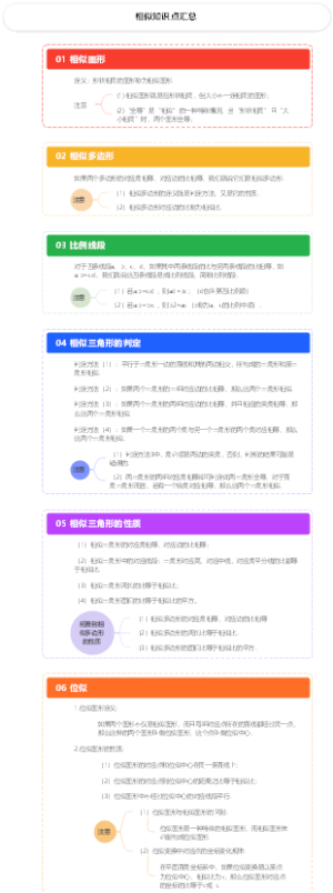 相似知识点汇总