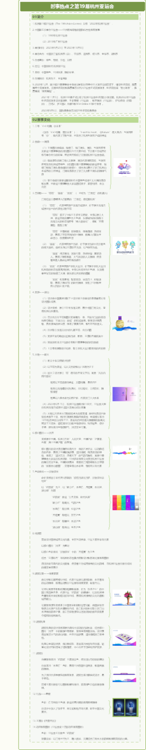 时事热点之第19届杭州亚运会