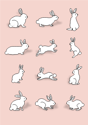 线性兔子图标