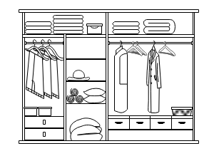 简约衣柜设计图