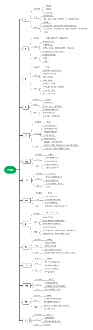 植物矿质元素