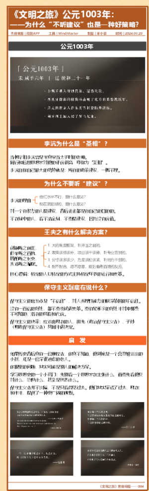 004 《文明之旅》——公元1003年：为什么“不听建议”也是一种好策略？