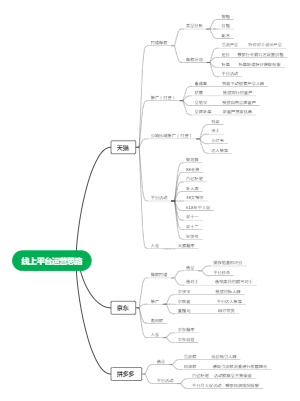 线上平台运营思路