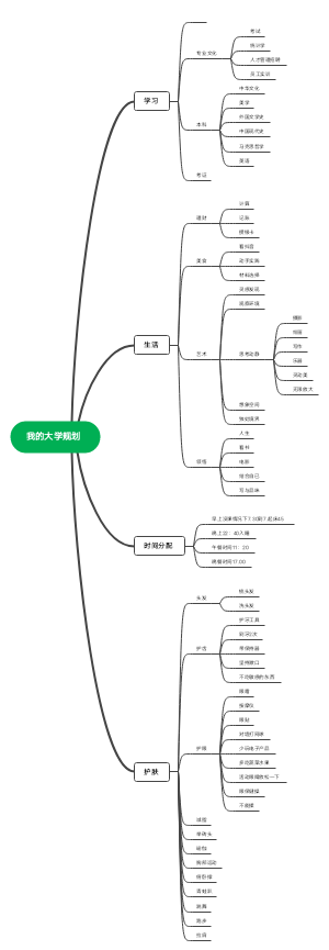 我的大学规划