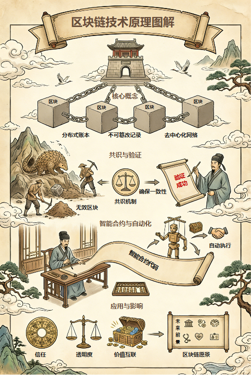 区块链技术原理，一图全解！