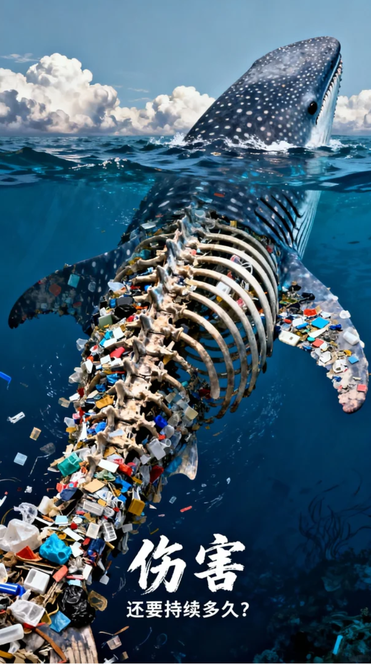 海洋之殇：塑料垃圾如何吞噬鲸鲨的生命