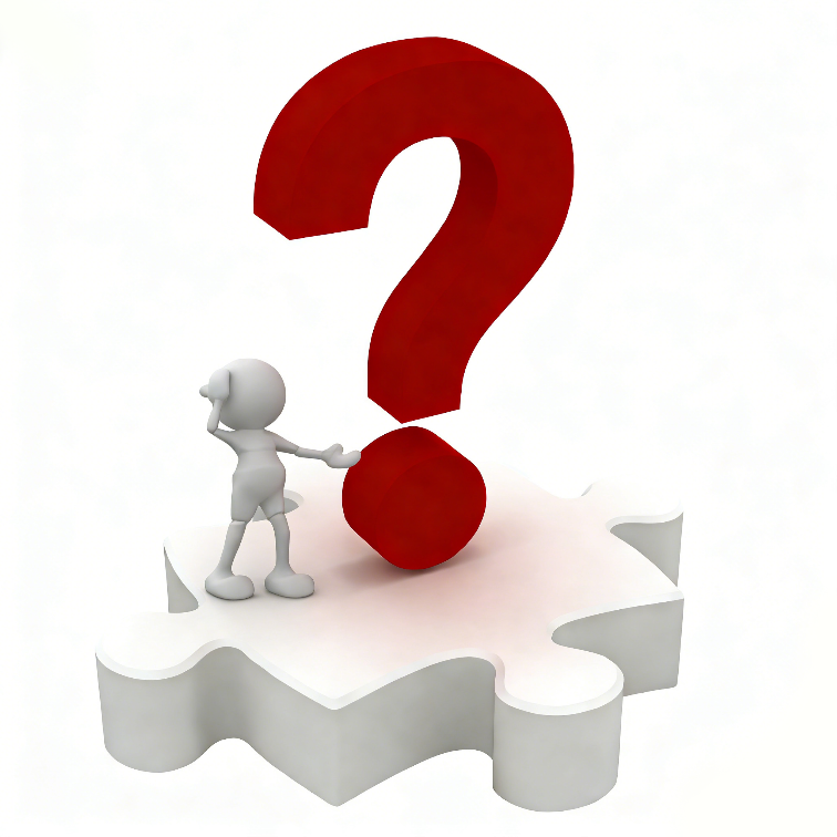 3D小人与红色问号谜题